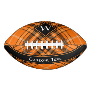 Ballon De Foot Tartan orange d'Halloween