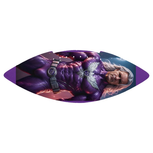 Ballon De Foot TD Phoenix. My Superhero. Purple power! (Panneau)