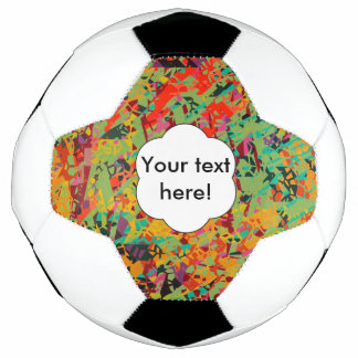 Ballon De Foot Texture colorée de trous