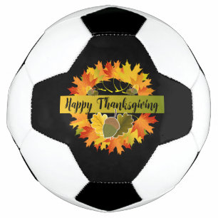 Ballon De Foot Thanksgiving Wreath Soccer Ball