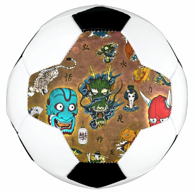 Ballon De Foot Thème japonais (Devant)