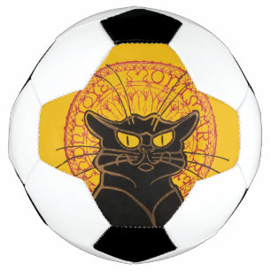 Ballon De Foot Theophile Steinlen - Le Conversation Noir Vintage