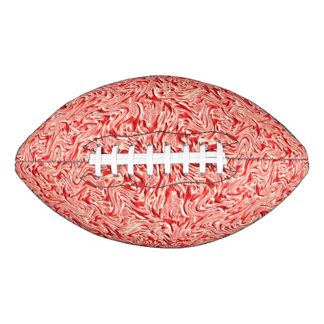 Ballon De Foot tons saumons à rouges texturés de mur, avec ombre (Devant)