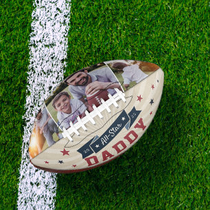 Ballon De Foot Toute l'étoile papa photo personnalisée