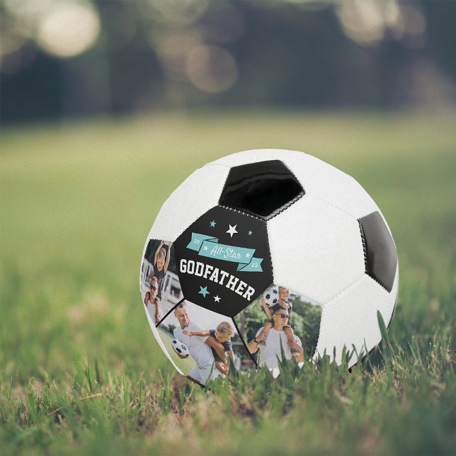 Ballon De Foot Toute l'étoile parrain photo personnalisée (Créateur téléchargé)