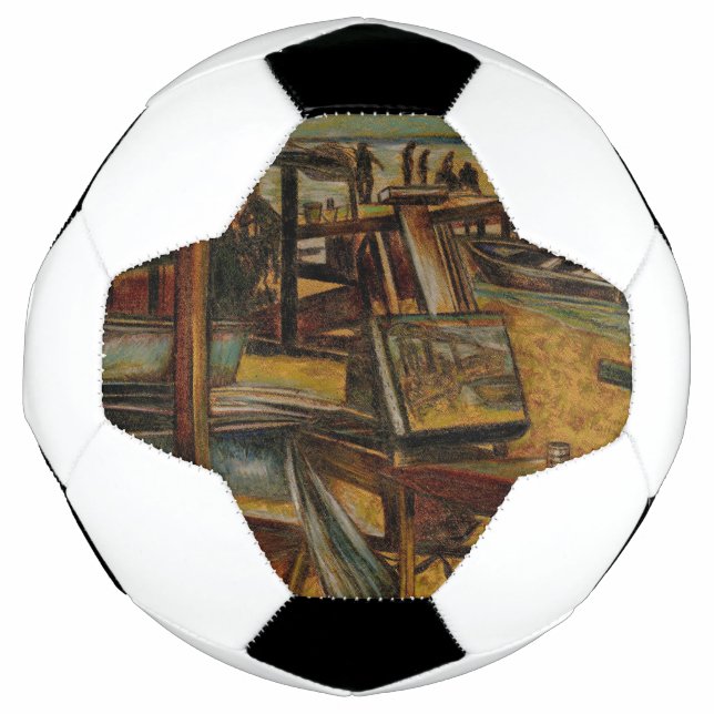 Ballon De Foot Toutes les grandes peintures commencent par une br (Devant)