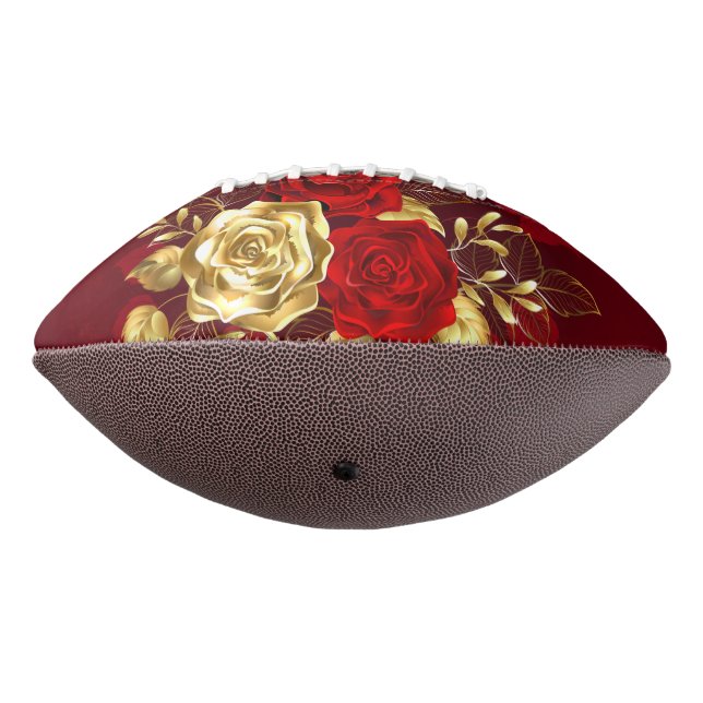 Ballon De Foot Trois Roses de bijoux (Tourné à 270°)