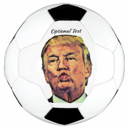 Ballon De Foot Trump Puckered Lips