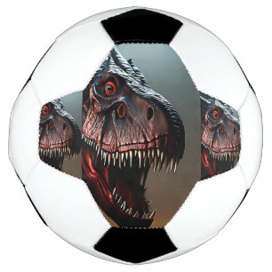 Ballon De Foot Tyrannosaurus Rex Face d'horreur, Soccerball
