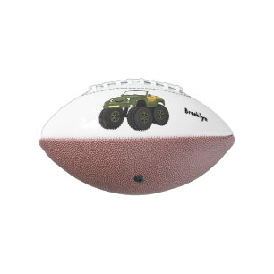 Ballon De Foot Un Green Monster truck