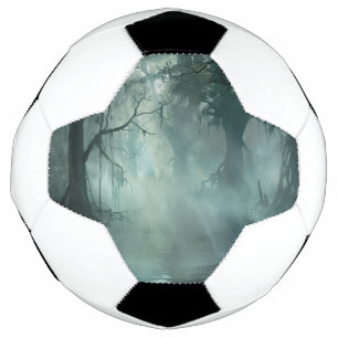 Ballon De Foot Un Marécage Unique