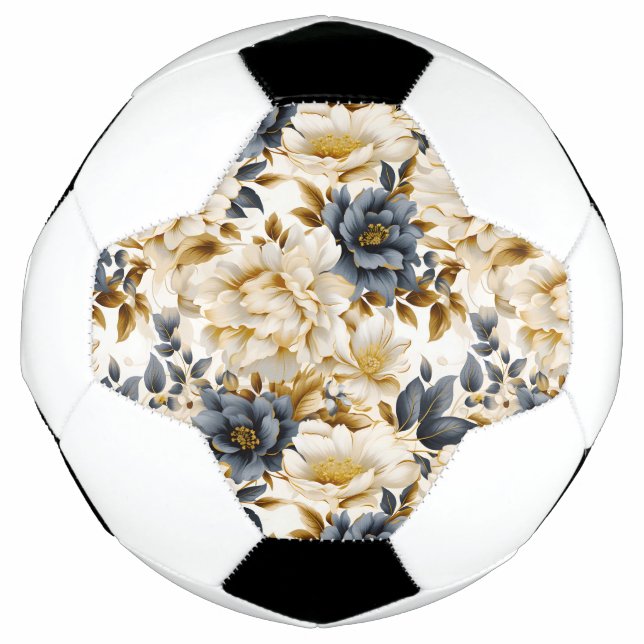 Ballon De Foot Un Mariage Floral Series Design 5 (Devant)