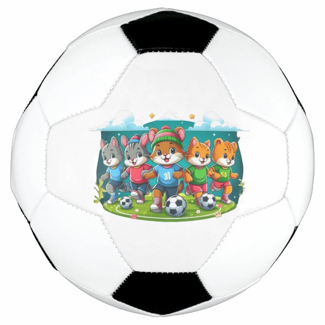 Ballon De Foot Unstoppable Furry Friends (Devant)