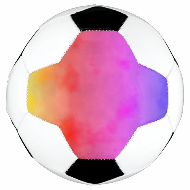 Ballon De Foot Vapeur arc-en-ciel (Devant)