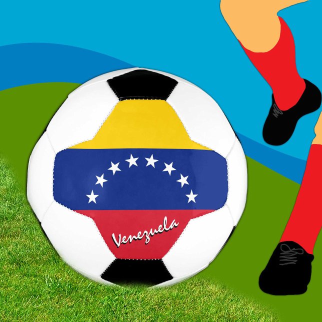 Ballon De Foot Venezuela Football & Drapeau vénézuélien / Sport (Créateur téléchargé)