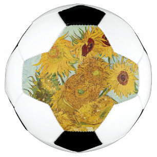 Ballon De Foot Vincent Van Gogh - Vase avec douze tournesols