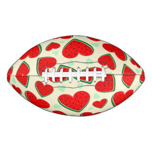 Ballon De Foot Watermelon Heart Valentine's Day Free Palestine