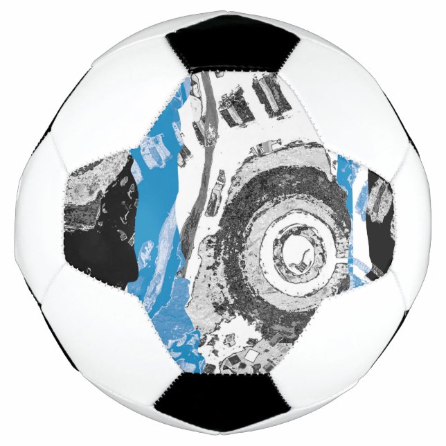 Ballon De Foot Wave Mechanism – Custom Soccer Ball (Size 5) (Devant)