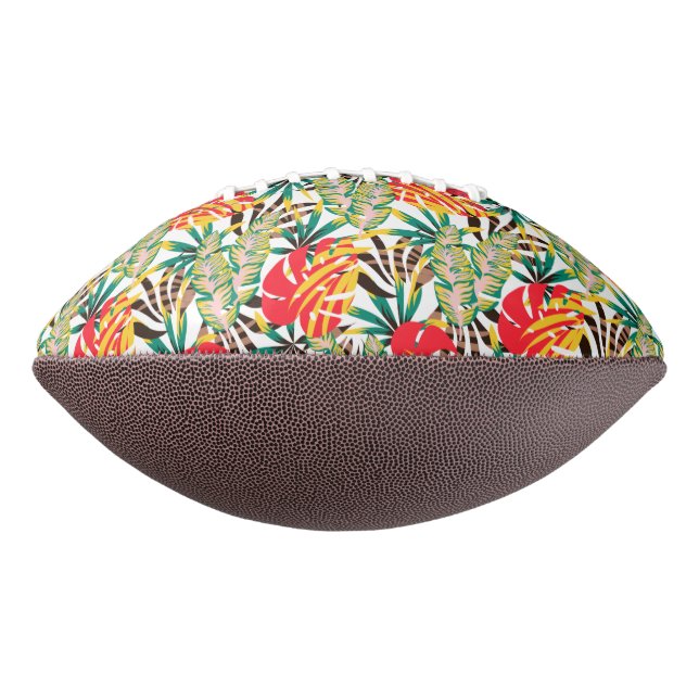 Ballon De Foot Wild Tropical Palm Leaves (Tourné à 90°)