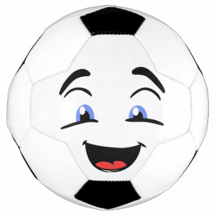 BALLON DE FOOT YEUX BLEU
