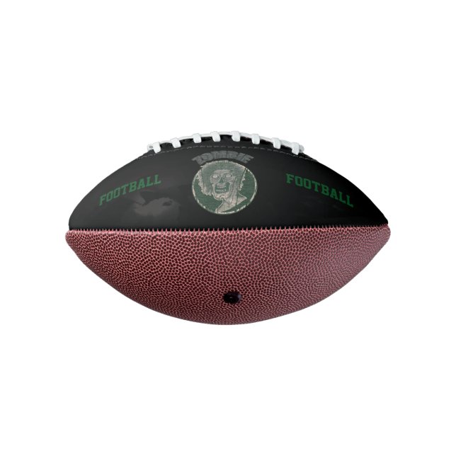 Ballon De Foot Zombie, Football -Vert sur Noir (Tourné à 270°)