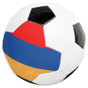 Ballon de football du drapeau arménien
