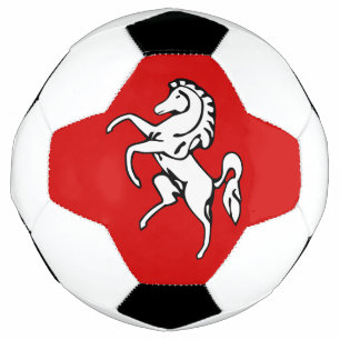 Ballon de football patriotique avec drapeau de Ken