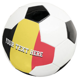 Ballon de football personnalisé avec le drapeau de