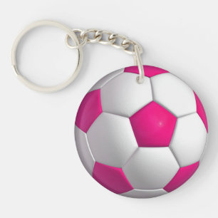 Ballon de football rose