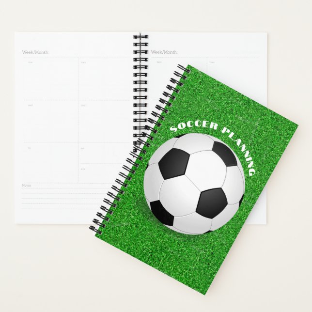 Ballon de football sur le terrain (Devant avec enveloppe)