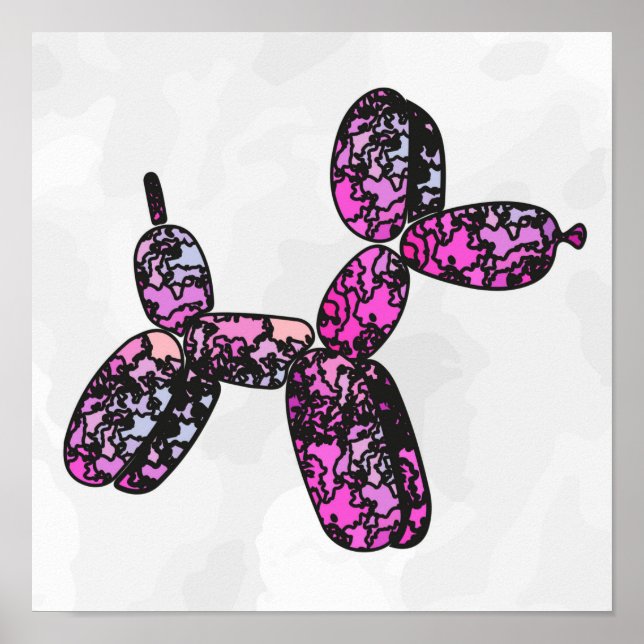 Ballon Dog A Poster (Vorne)