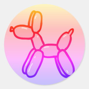 Ballon Dog Stickers
