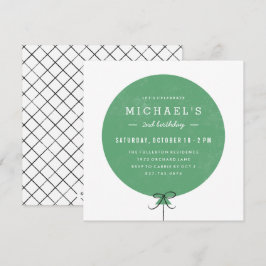 Ballon Einladung zum Geburtstag - Clou