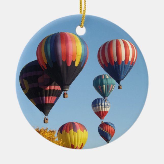Ballon-entstehende Verzierung Keramikornament (Vorne)