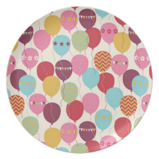 Ballon-Feier-Chevron-Flaggen-Platte Essteller