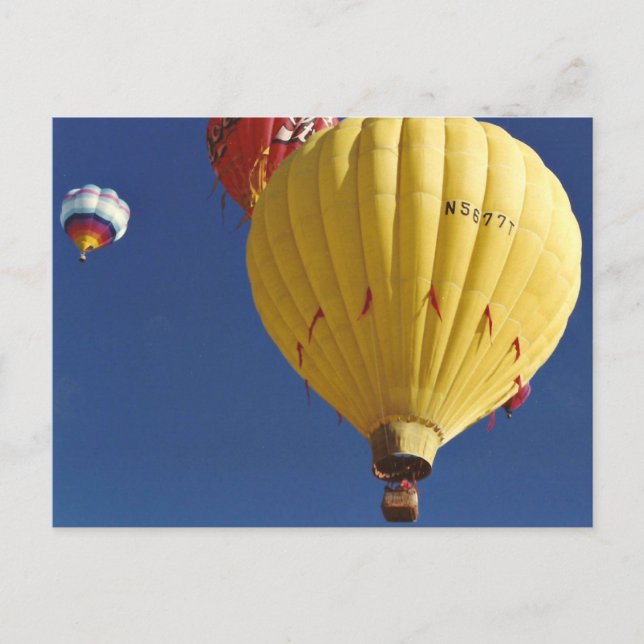 Ballon Festival Postkarte (Vorderseite)