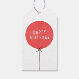 Ballon-Geschenk-Umbau - Rot Geschenkanhänger