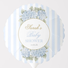 Ballon Gonflable Baby shower Blue Hydrangea