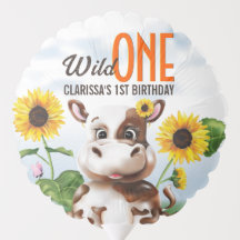 Brown Tournesol de vache sauvage une fille premier