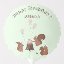 Fête Animaux Écureuil fête d'anniversaire