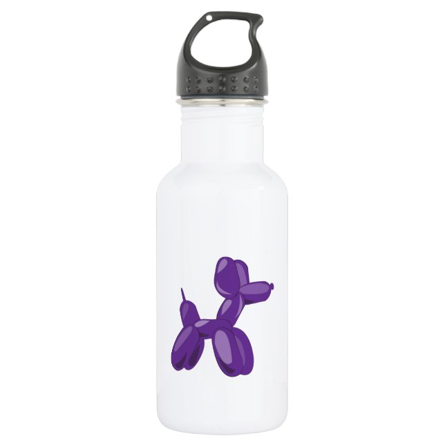 Ballon-Hund Edelstahlflasche (Vorderseite)