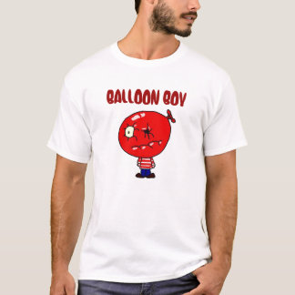 Ballon-Jungen-Rot T-Shirt