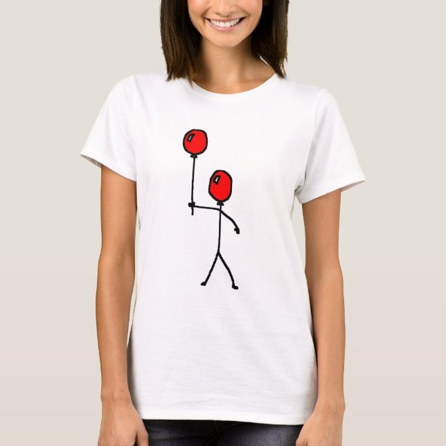 Ballon-Kopf T-Shirt (Vorderseite)