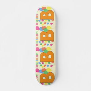 Ballon Letter B Skateboard