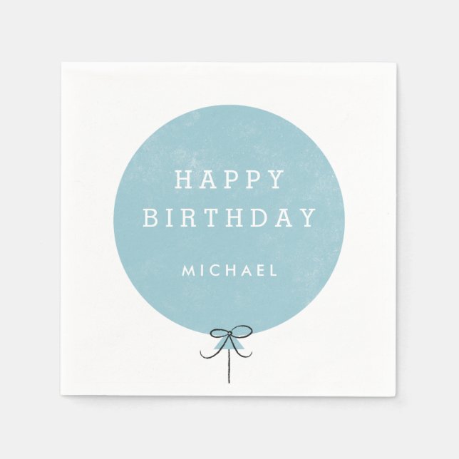 Ballon Party Napkin - Sky Serviette (Vorderseite)