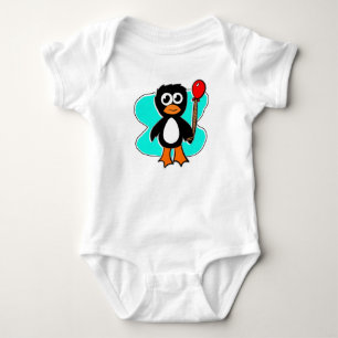 Ballon Pinguin Baby Strampler