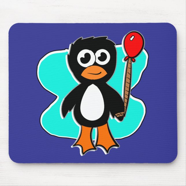 Ballon Pinguin Mousepad (Vorne)