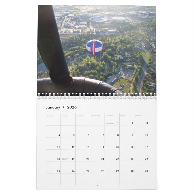 Ballon-Rennen Kalender (Jan 2026)