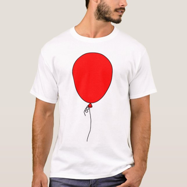 Ballon (rot) T-Shirt (Vorderseite)