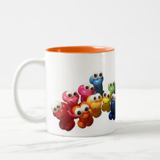 Ballon Scrapples auf einer Tasse